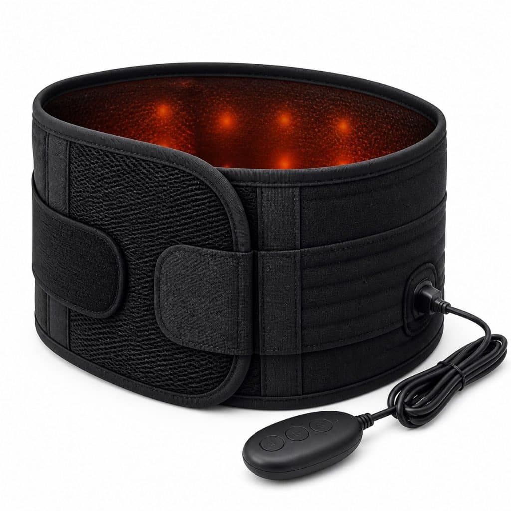 Ceinture chauffante lombaire électrique présenté seul