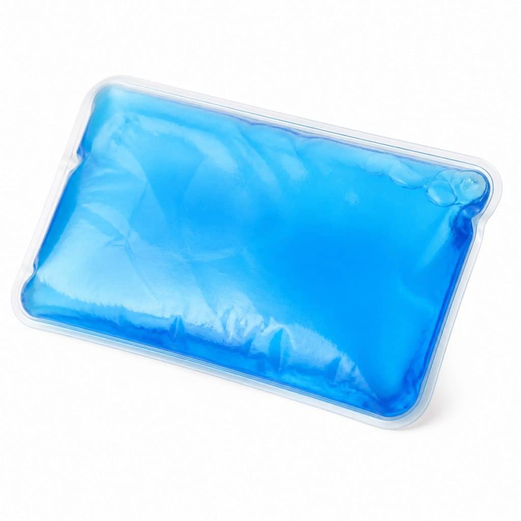 Compresse chaud-froid en gel réutilisable présenté seul