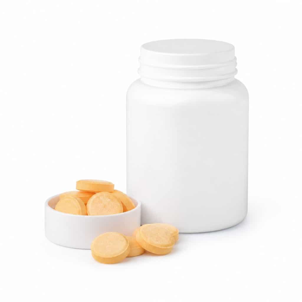 Comprimés Vitamine C présenté seul