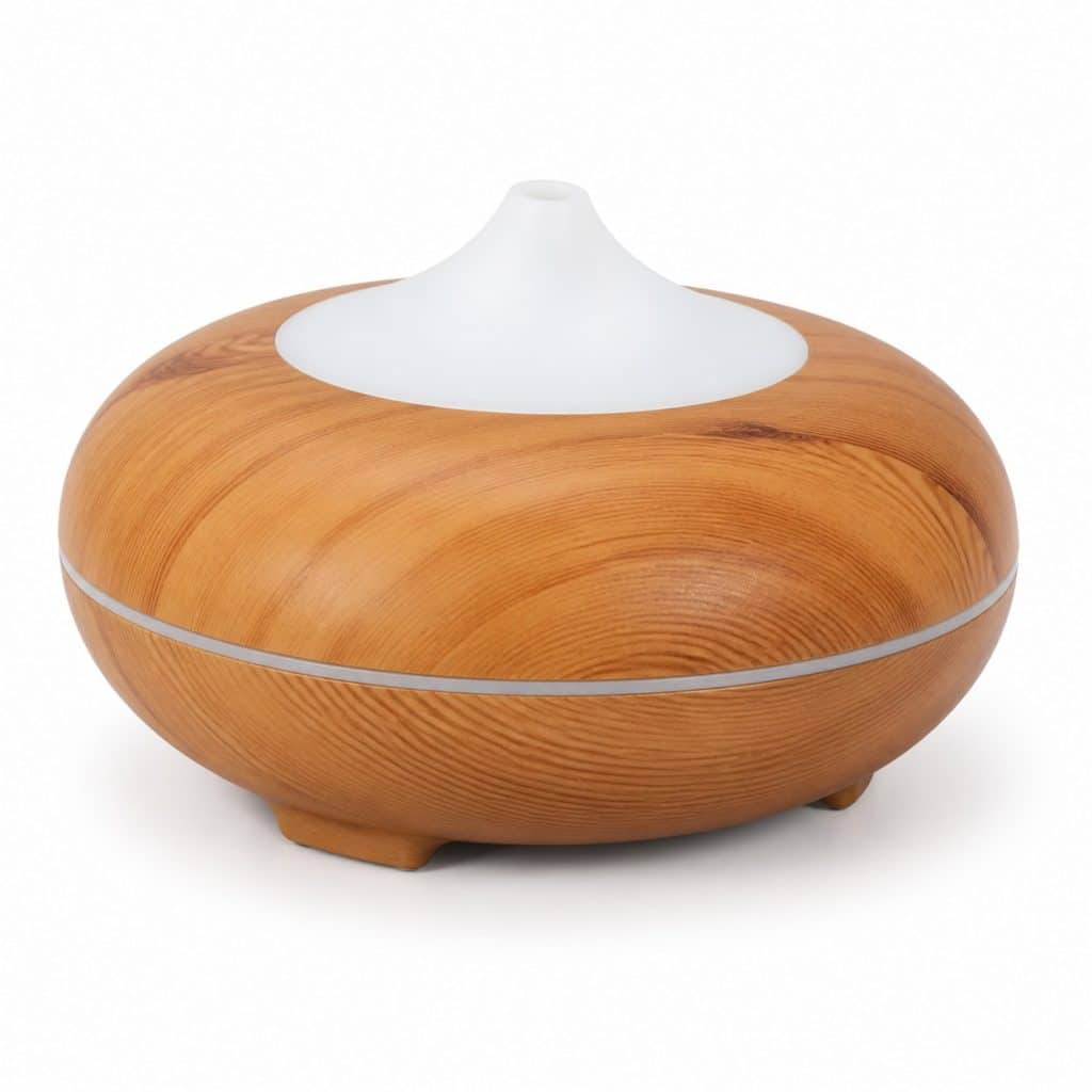 Diffuseur à nébulisation en bois présenté seul