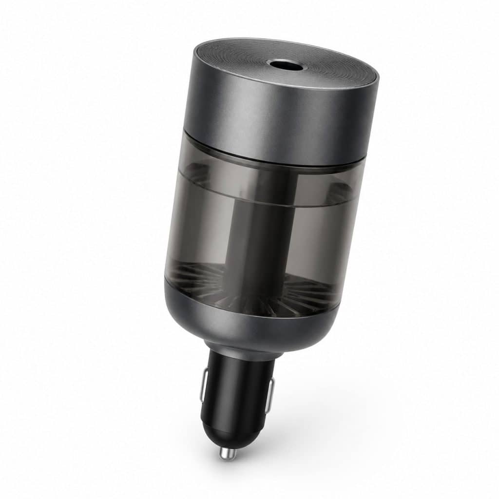 Diffuseur pour voiture sur prise USB présenté seul