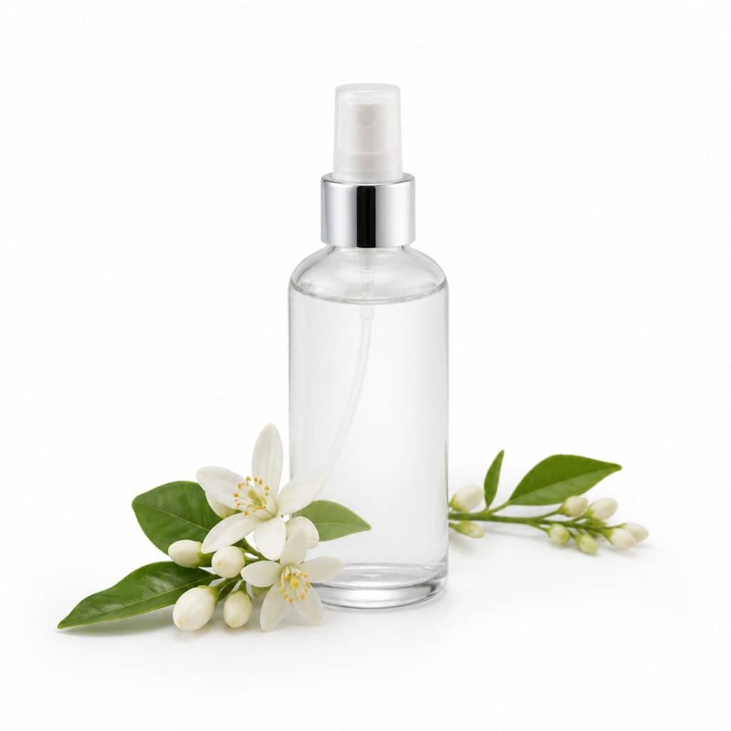 Eau florale de fleur d'oranger présenté seul