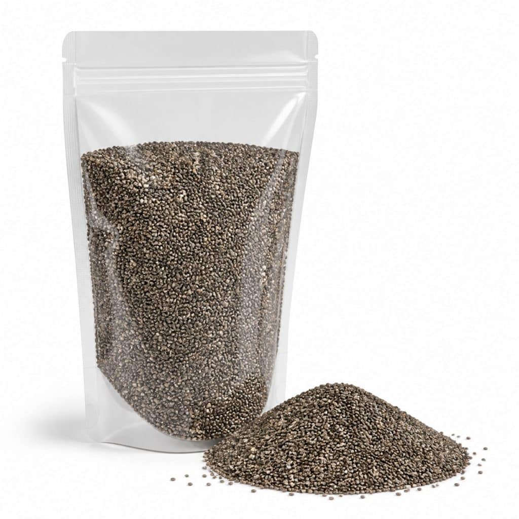 Graines de chia présenté seul