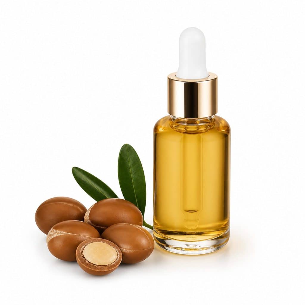 Huile végétale d'argan présenté seul