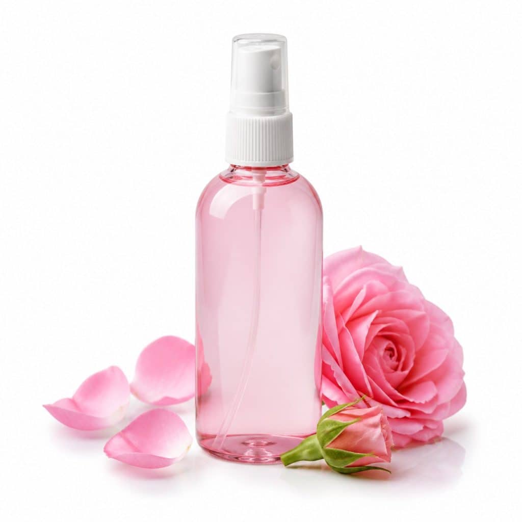 Hydrolat de rose de Damas présenté seul