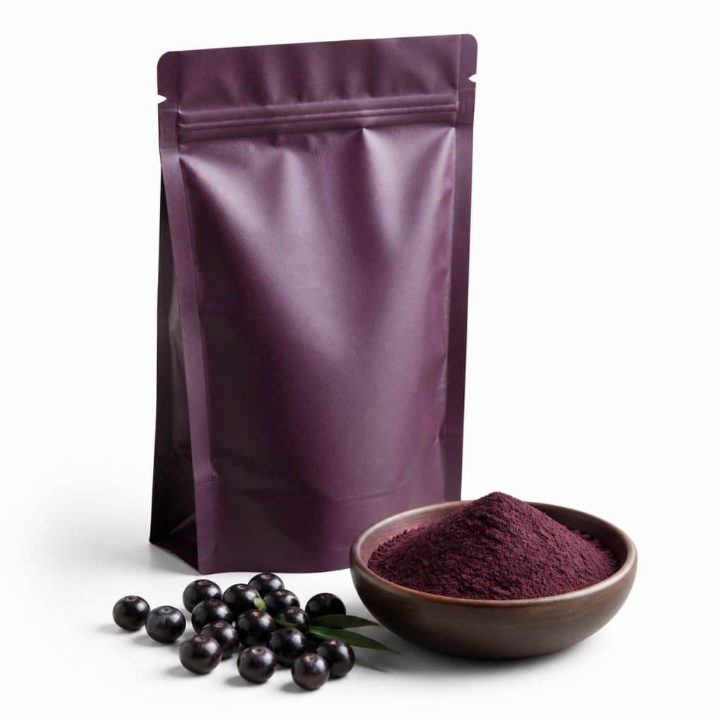 Poudre d'açaï lyophilisée présenté seul