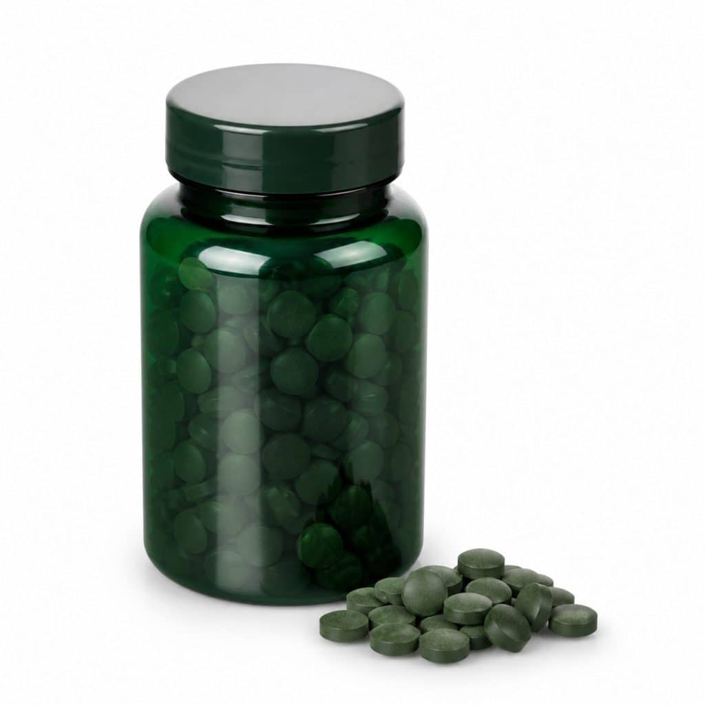 Spiruline en comprimés présenté seul