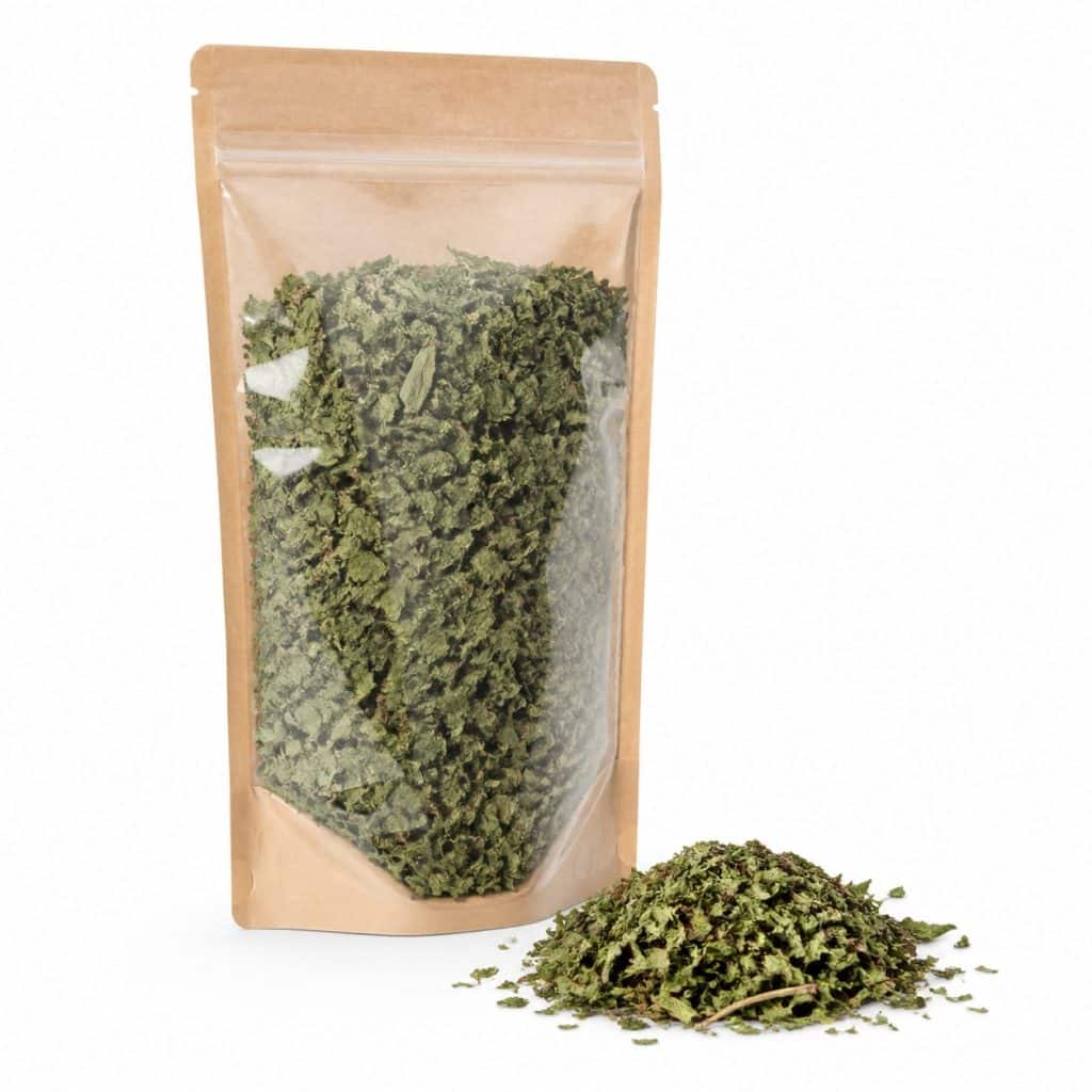 Tisane menthe poivrée en vrac présenté seul