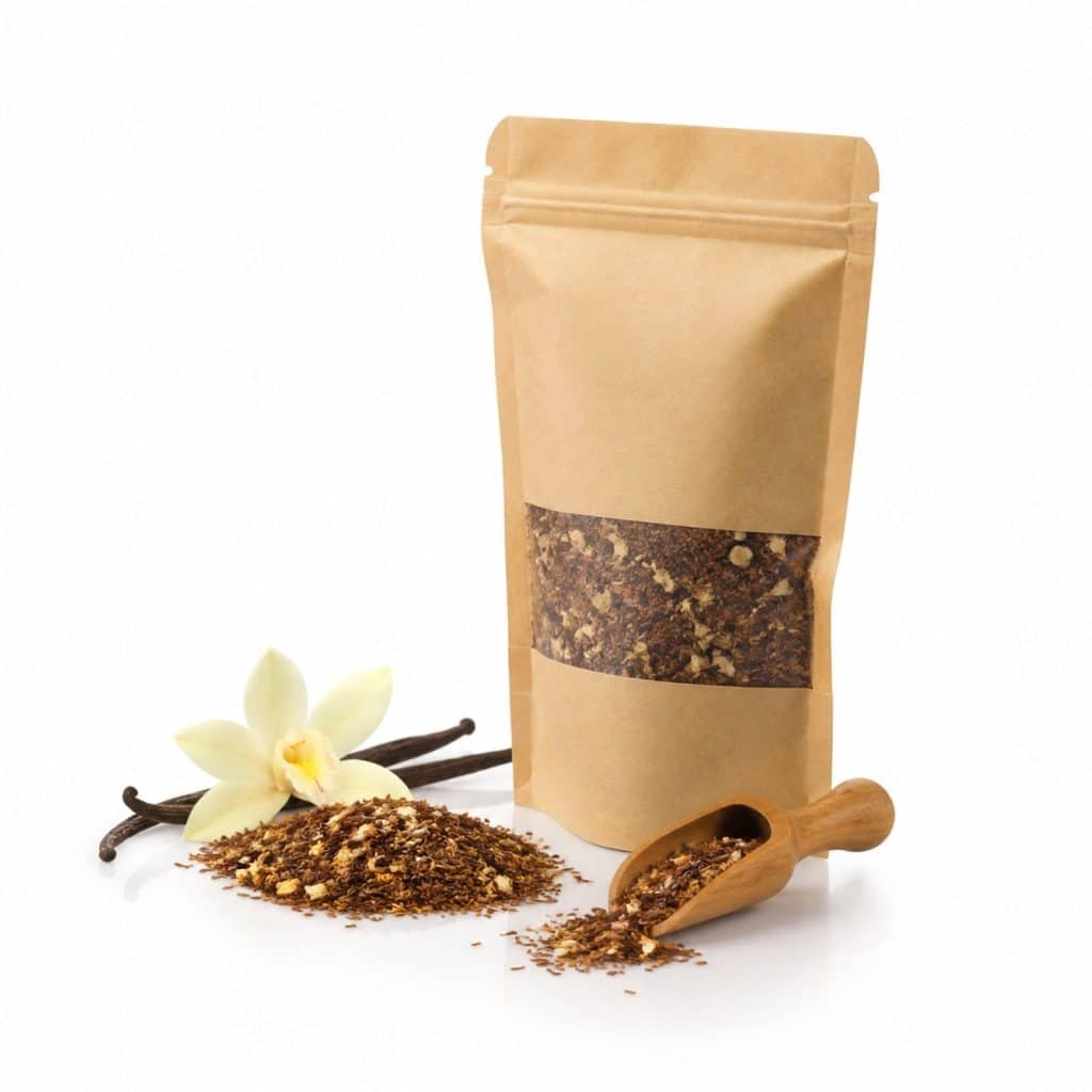Tisane rooibos vanille présenté seul