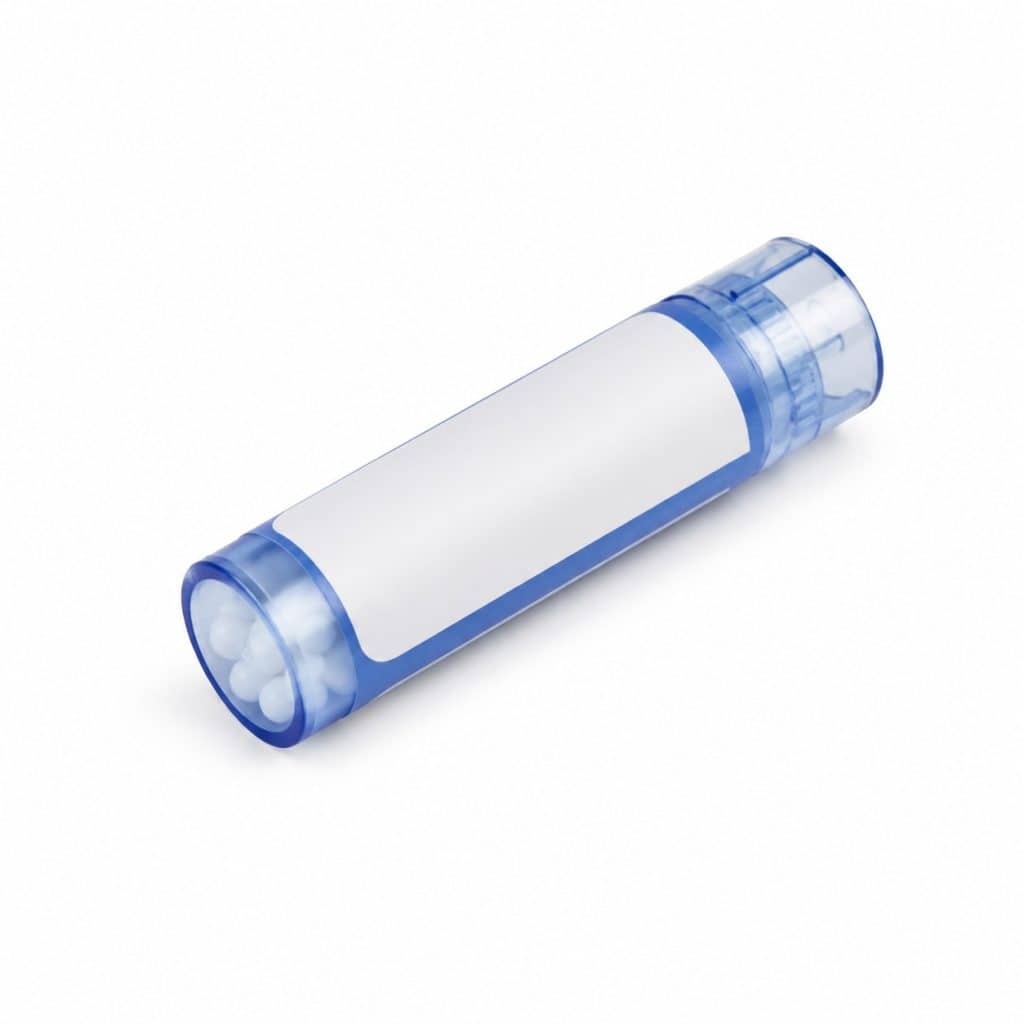 Tube granules Nux vomica 5 CH présenté seul